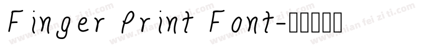Finger Print Font字体转换